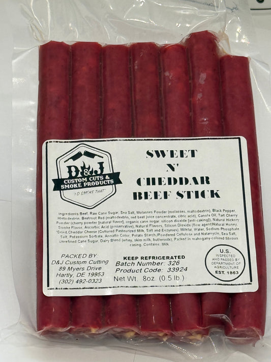 D&J Sweet & Cheddar Snack Sticks