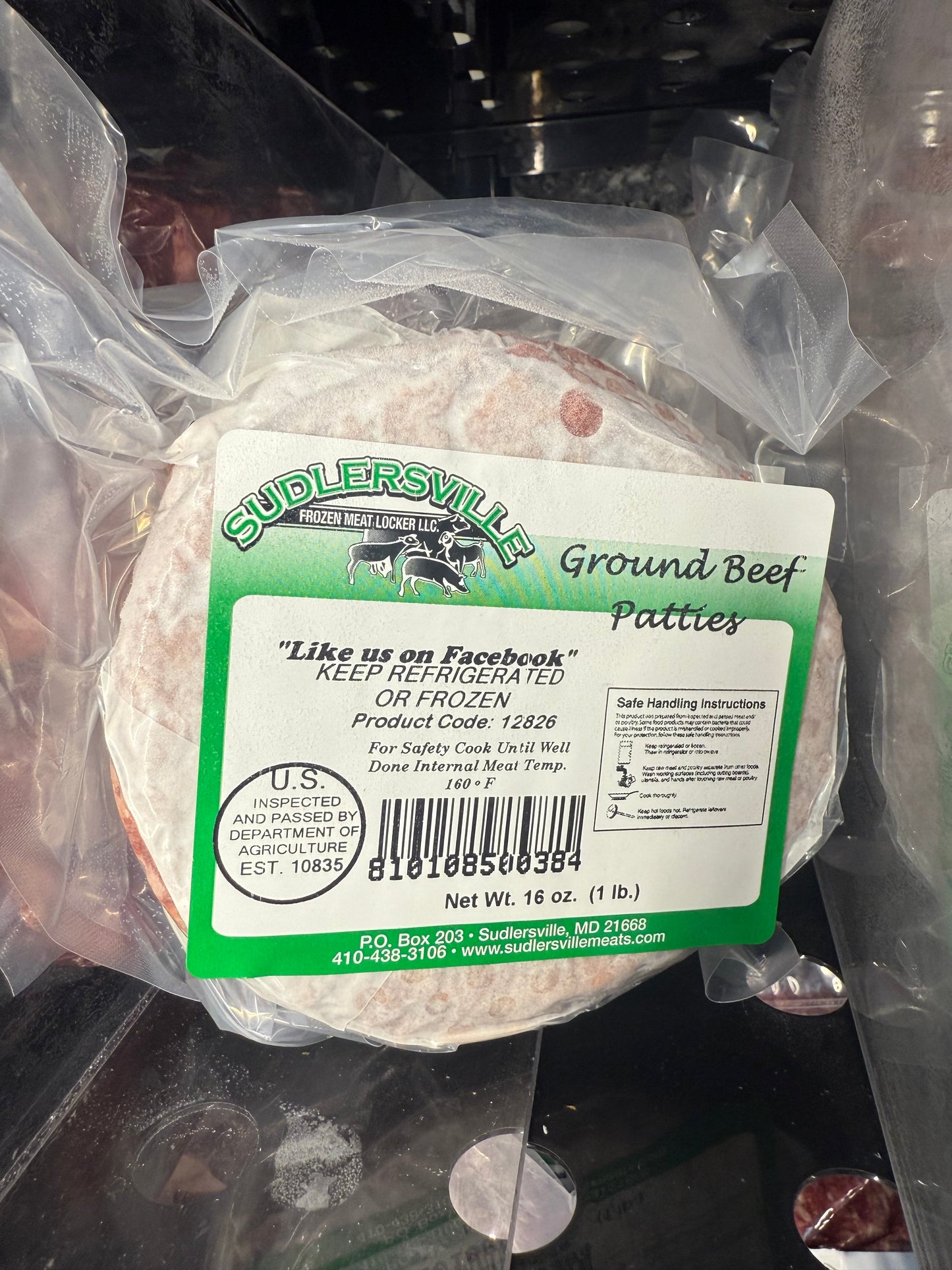6 oz Ground Beef Patties