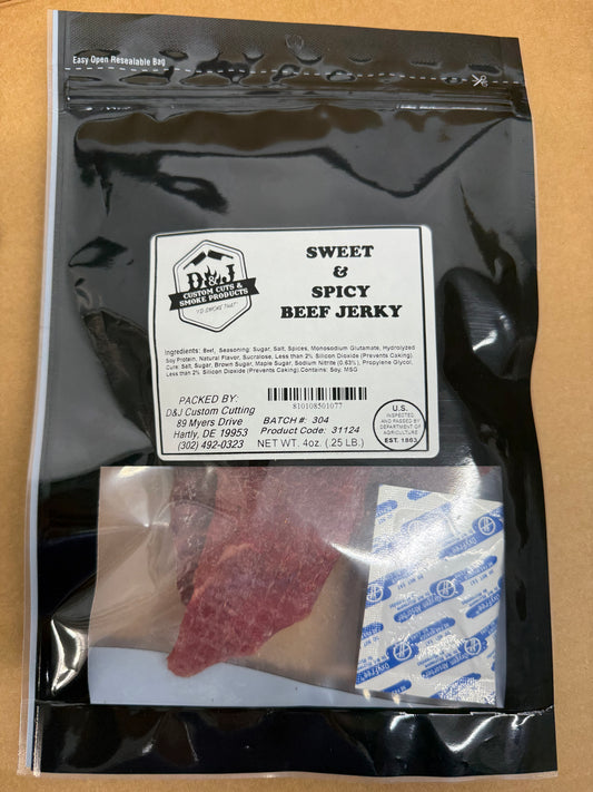 D&J Sweet & Spicy Beef Jerky