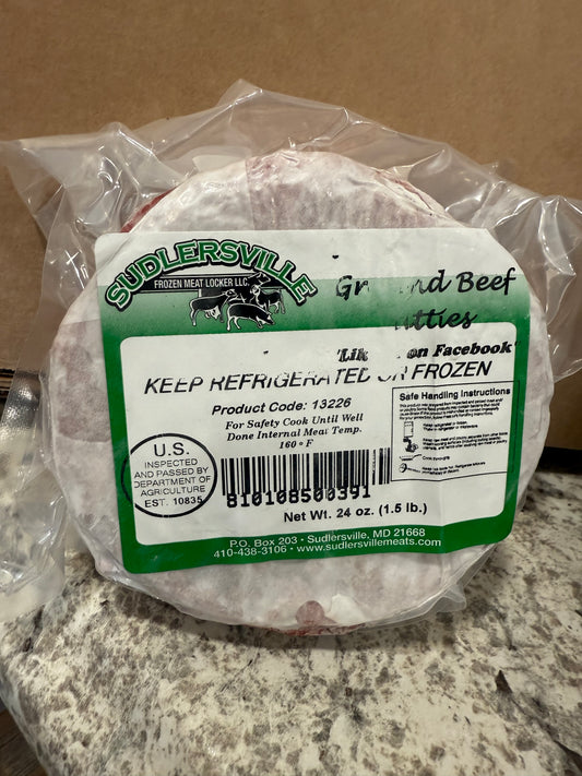 4 oz Ground Beef Patties