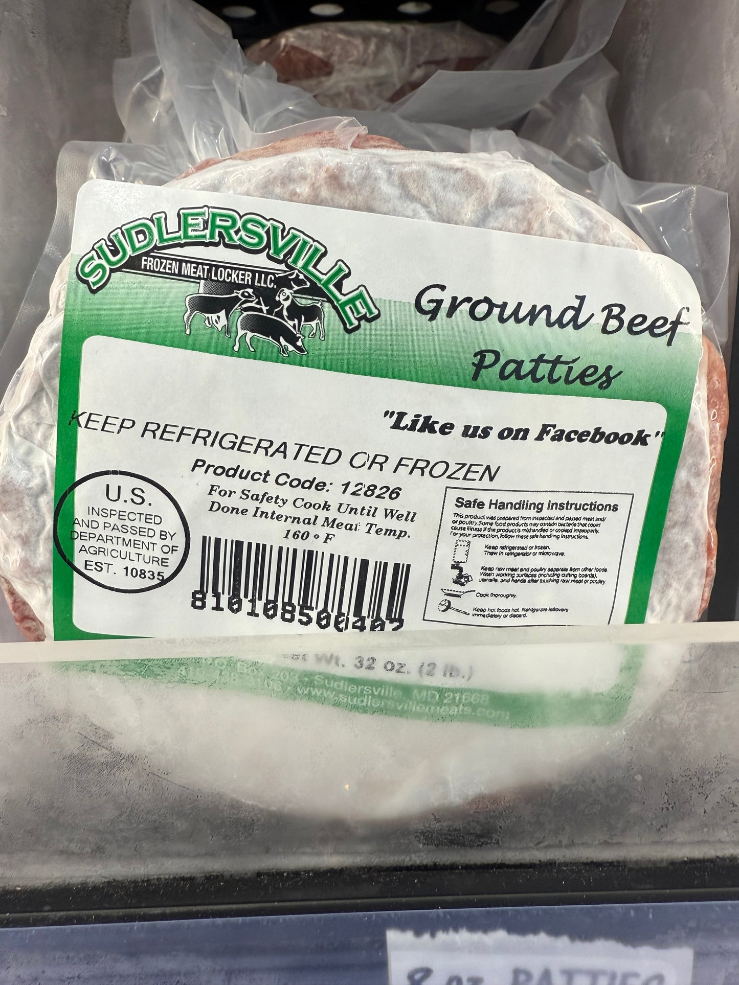 8 oz Ground Beef Patties